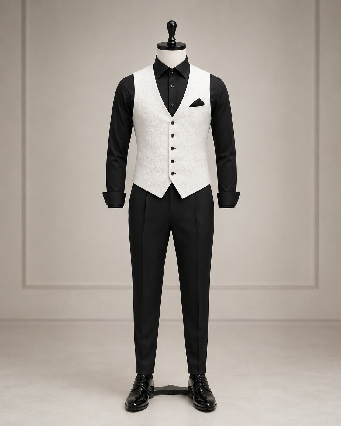 Red Fashion signature men vest